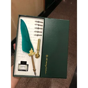 Elegant Bescar Quill Pen and Ink Set for Writers