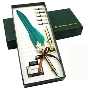Elegant Bescar Quill Pen and Ink Set for Writers