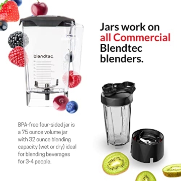 Blendtec Total Classic Original Blender - WildSide+ Jar - 90 oz