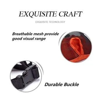 JYHY Short Snout Dog Muzzle - Adjustable and Breathable Design