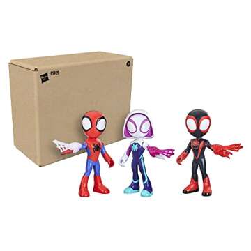 Spidey and his Amazing Friends Supersized Hero Multipack, 3 Large Action Figures, Marvel Preschool S...