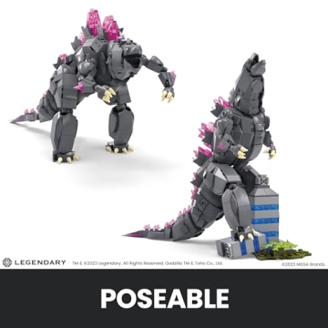 MEGA Godzilla x Kong Building Set – 543 Pieces for Collectors