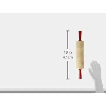 Bethany Housewares Wood Rolling Pin Corrugated Bulk