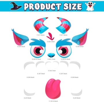 Cute Monster Stickers for Halloween Trunk or Treat