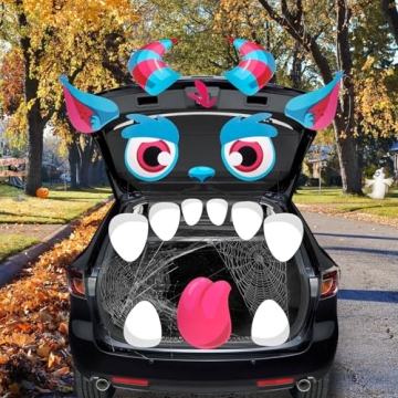 Cute Monster Stickers for Halloween Trunk or Treat