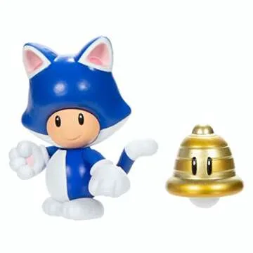 SUPER MARIO World of Nintendo 4" Cat Toad Figure