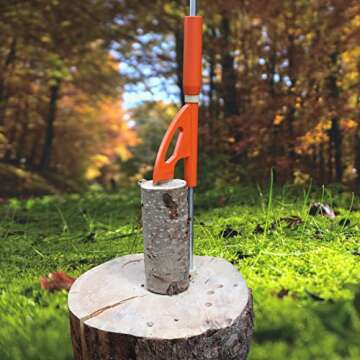 SPEED FORCE Log Splitter - Safe & Portable Wood Cutter