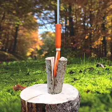 SPEED FORCE Log Splitter - Safe & Portable Wood Cutter