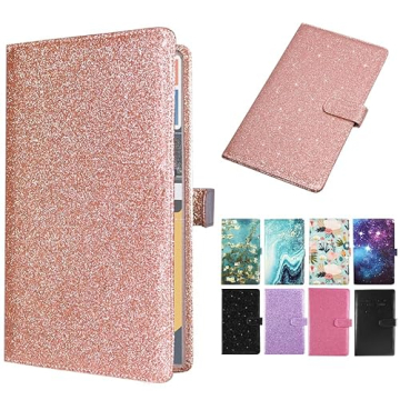 DMLuna Car Registration and Insurance Holder, Leather Vehicle Card Document Glove Box Organizer, Aut...