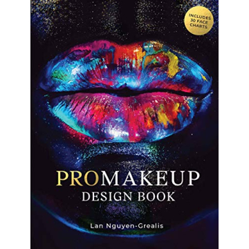 Creative Makeup Design Book with 30 Face Charts for Artists