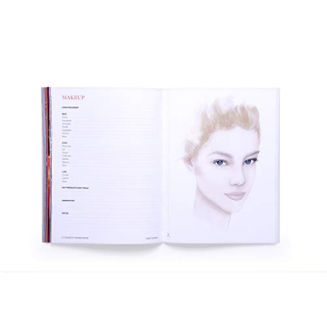 Creative Makeup Design Book with 30 Face Charts for Artists