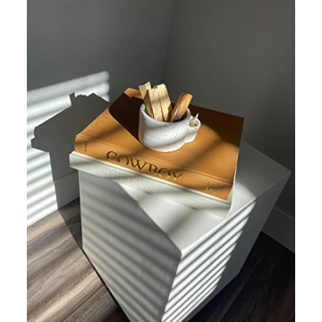 Bursera White Ceramic Bowl for Palo Santo & Candles