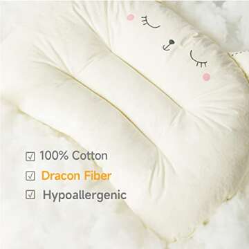 Choc chick Toddler Pillow,20X14inches Machine Washable Soft Hypoallergenic Kids Pillows,Child Cute Animal Perfect Toddler Pillows for Sleeping 2 Year Old (Cat)