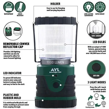 StarLight LED Camping Lantern - Ultra Bright and Water Resistant