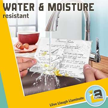 Matte Thermal Laminating Pouches 9 x 11.5 Inches, 3 Mil Thick, 30 Pack, Letter Size Laminating Sheets 8.5 x 11