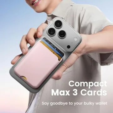 KCEASUA Slim Magnetic Wallet for iPhone & MagSafe