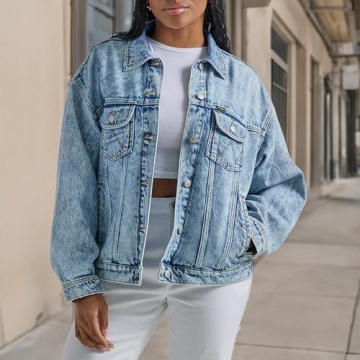 Shop Wrangler Relaxed Fit Denim Jacket for Stylish Comfort