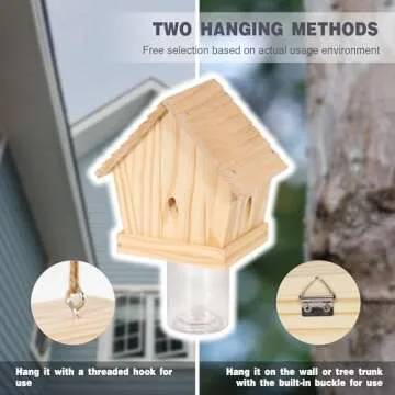 Eco-Friendly Carpenter Bee Trap - Cedar Designed Protection