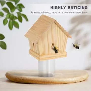 Eco-Friendly Carpenter Bee Trap - Cedar Designed Protection