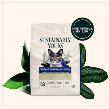 Sustainably Yours Cat Litter Small Grain 10 lbs for Cats