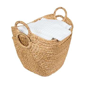 Eco-Friendly Hand Woven Laundry Basket - Stylish & Durable