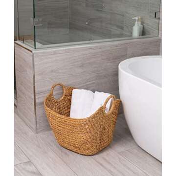 Eco-Friendly Hand Woven Laundry Basket - Stylish & Durable