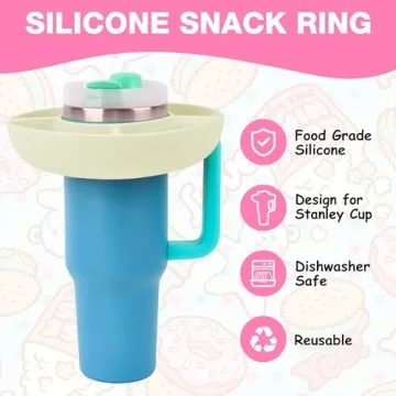 YUBIRD Snack Bowl for Stanley 40 Oz Cup - Silicone Snack Container