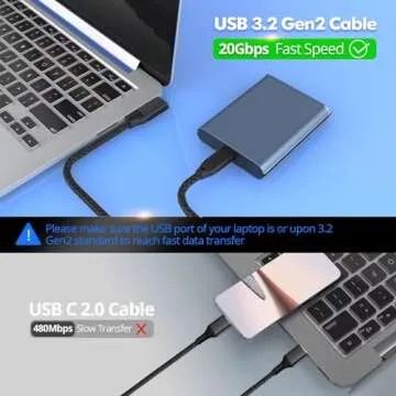 Right Angle USB C Cable 6 inch, 0.5ft Short USB C to USB C 90 Degree Cable 100W, USB C 3.2 Gen2x2 20Gbps 4K Video, Type C to C Charger Cord for iPhone 16 15 Pro Max iPad MacBook Galaxy S24 Ultra