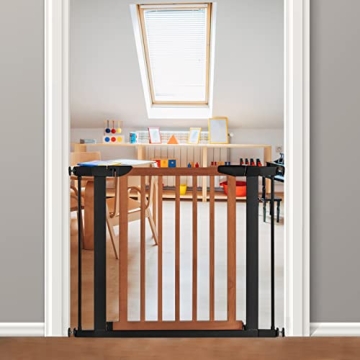 Costzon Baby Safety Gate for Toddlers & Pets, Auto-Close