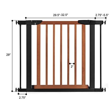 Costzon Baby Safety Gate for Safe Home Environments