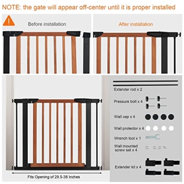 Costzon Baby Safety Gate for Safe Home Environments
