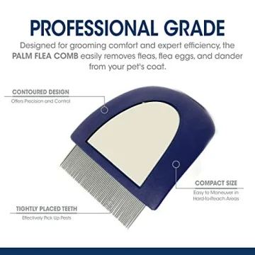 Four Paws Magic Coat Grooming Brush for Flea Removal