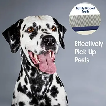 Four Paws Magic Coat Grooming Brush for Flea Removal