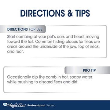 Four Paws Magic Coat Grooming Brush for Flea Removal