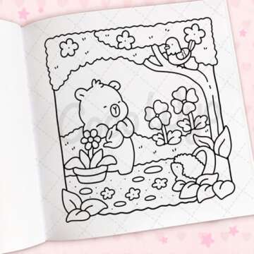 Cozy Cuties: Coloring Book for Adults and Kids (Cozy Spaces Coloring)