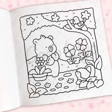 Cozy Cuties: Coloring Book for Adults and Kids (Cozy Spaces Coloring)