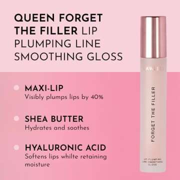 Lawless Queen Forget the Filler Lip Plumping Line Smoothing Gloss - Rosy Outlook - Premium Volumizin...