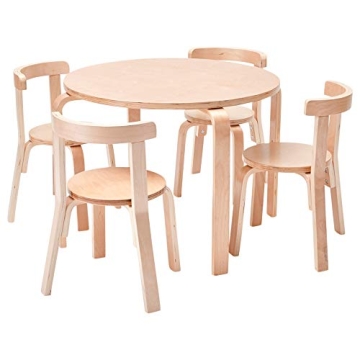 ECR4Kids Round Table & Chairs Set for Kids - Perfect Playroom Furniture