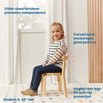 ECR4Kids Round Table & Chairs Set for Kids - Perfect Playroom Furniture