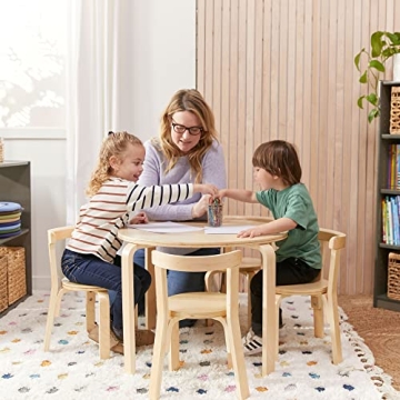 ECR4Kids Round Table & Chairs Set for Kids - Perfect Playroom Furniture