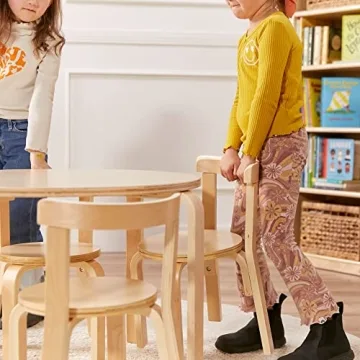 ECR4Kids Round Table & Chairs Set for Kids - Perfect Playroom Furniture