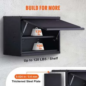 VEVOR Metal Storage Cabinet with 600lbs Capacity