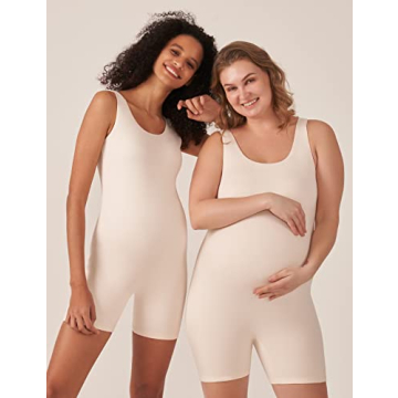 POSHDIVAH Maternity Bodysuit Comfortable Pregnancy Wear