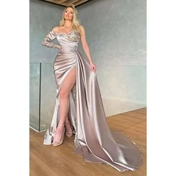 Stunning Clothfun Sequin Long Sleeve Prom Dress for Elegance