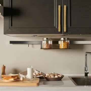 RZDEAL 4pcs Solid Brass Gold Cabinet Pulls for All