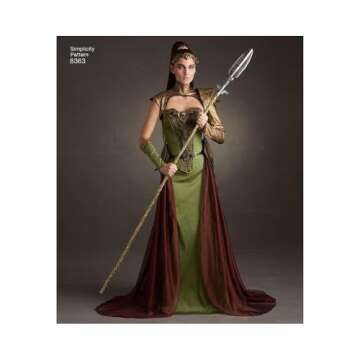 Simplicity 8363 Women's Fantasy Elf Ranger Halloween and Cosplay Costume Sewing Pattern, Sizes 6-14