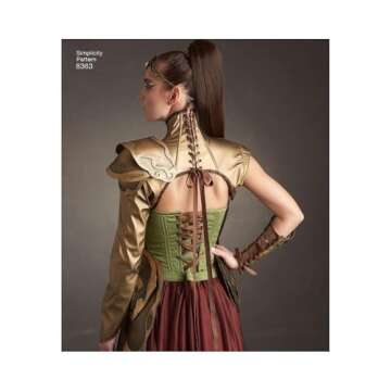 Simplicity 8363 Women's Fantasy Elf Ranger Halloween and Cosplay Costume Sewing Pattern, Sizes 6-14