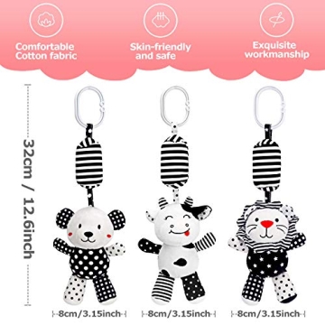 Rolimate Baby Plush Animal Set for Newborns and Infants