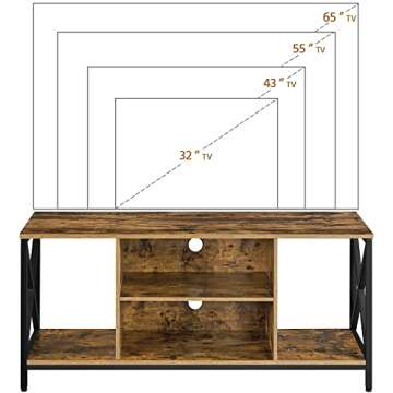 Stylish Yaheetech TV Stand for 65 Inch TVs