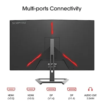 Sceptre 32-inch IPS 4K UHD Monitor with Built-in Speakers